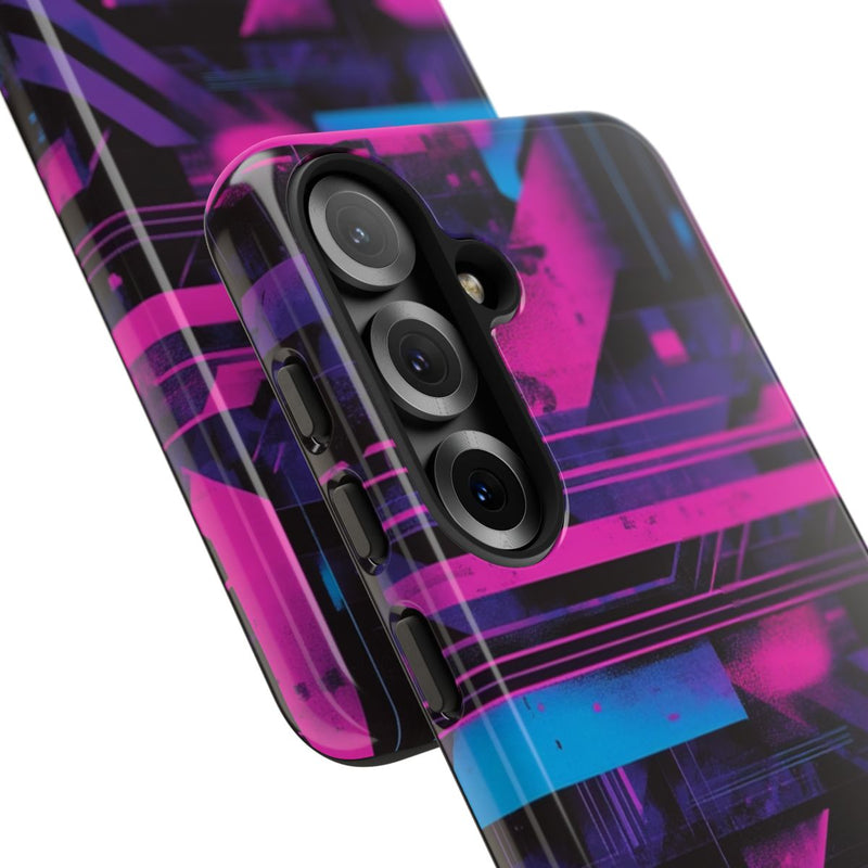 Neon Geometrisch Abstract Patroon