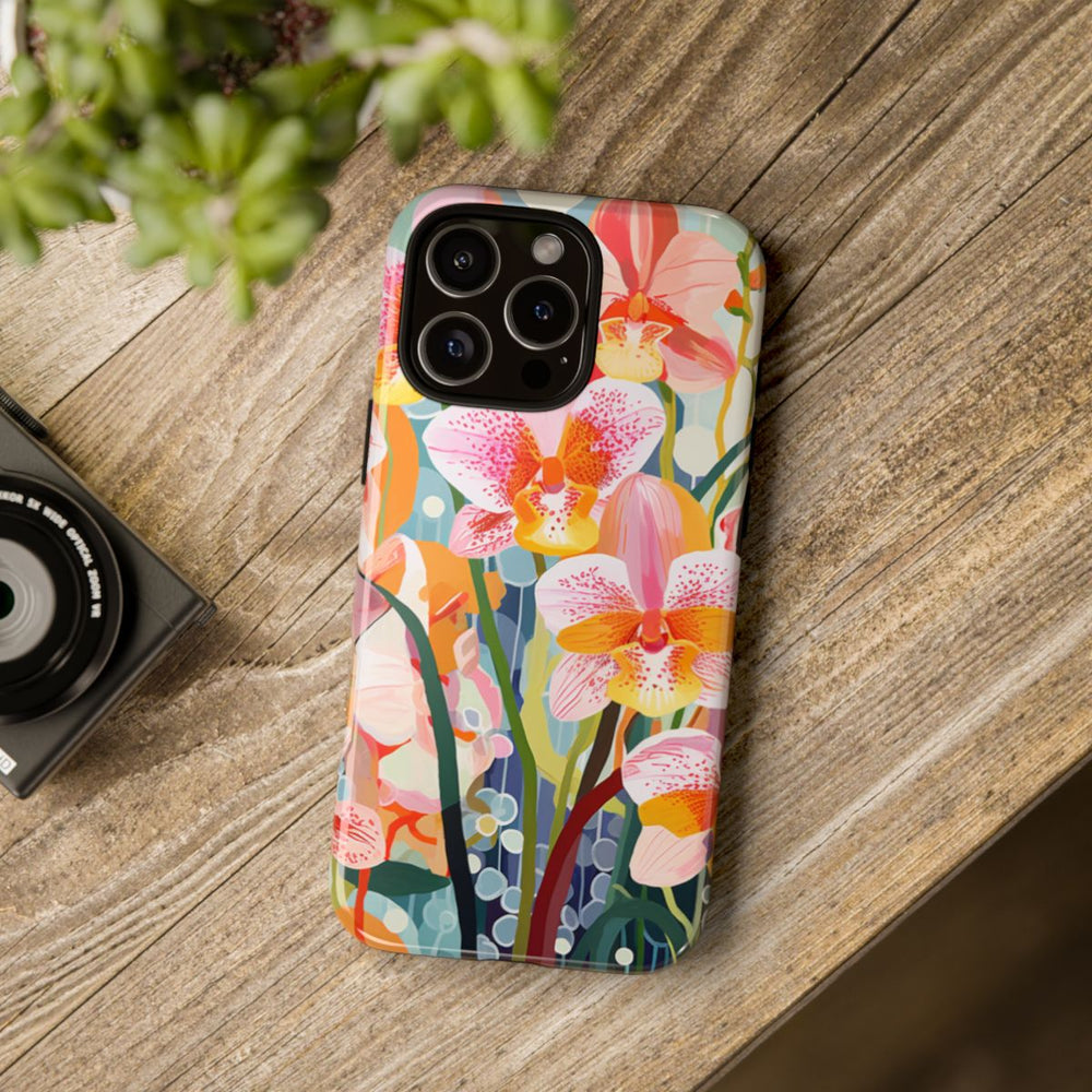 Kleurrijke Orchideeën Illustratie