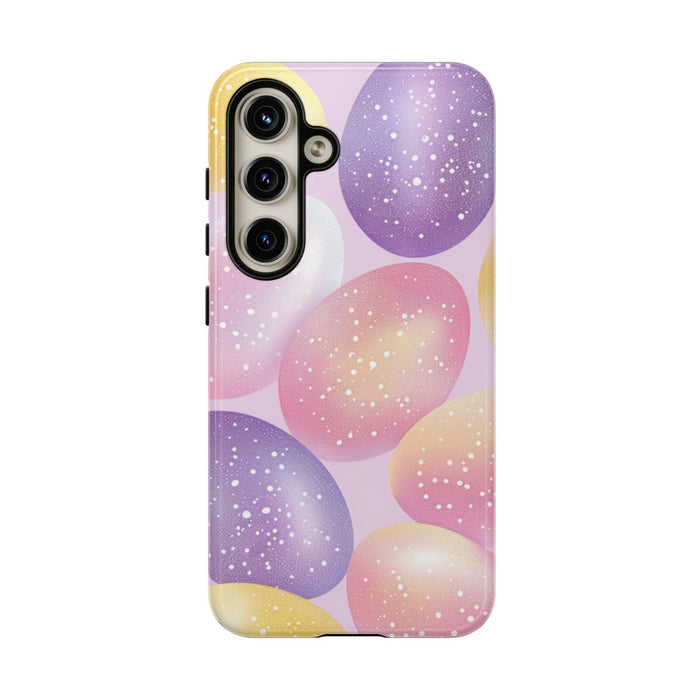 Pastelkleurige Glitter Paaseieren Patroon