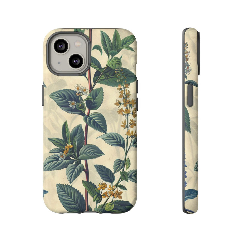 Vintage Botanisch Kruidenpatroon