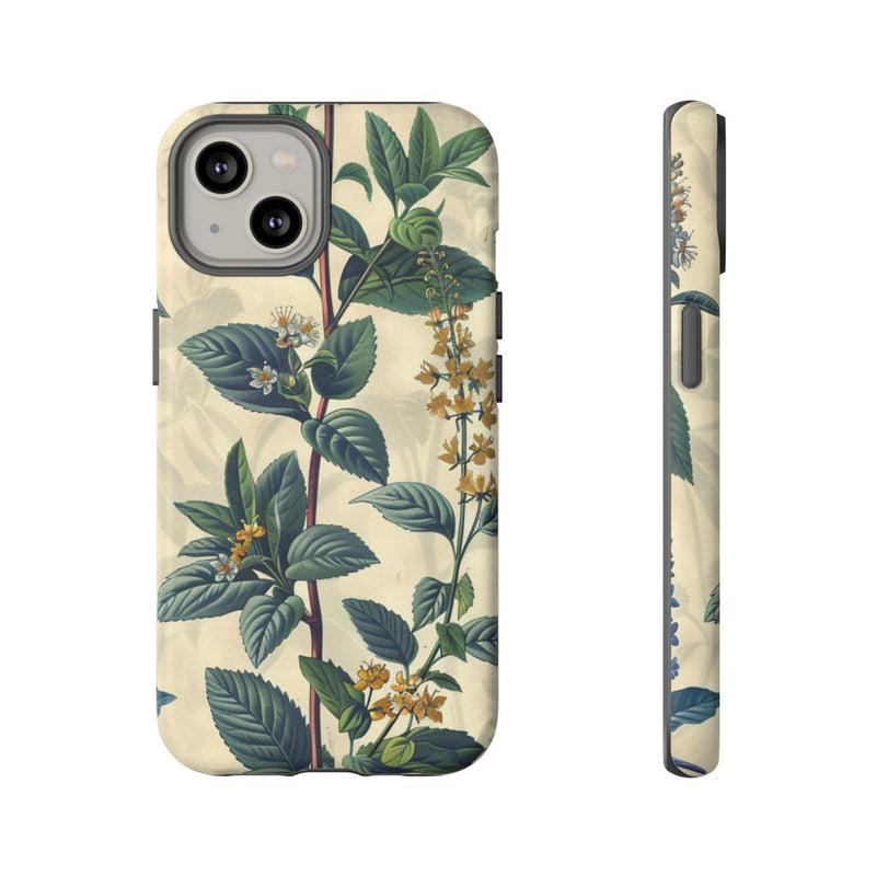 Vintage Botanisch Kruidenpatroon