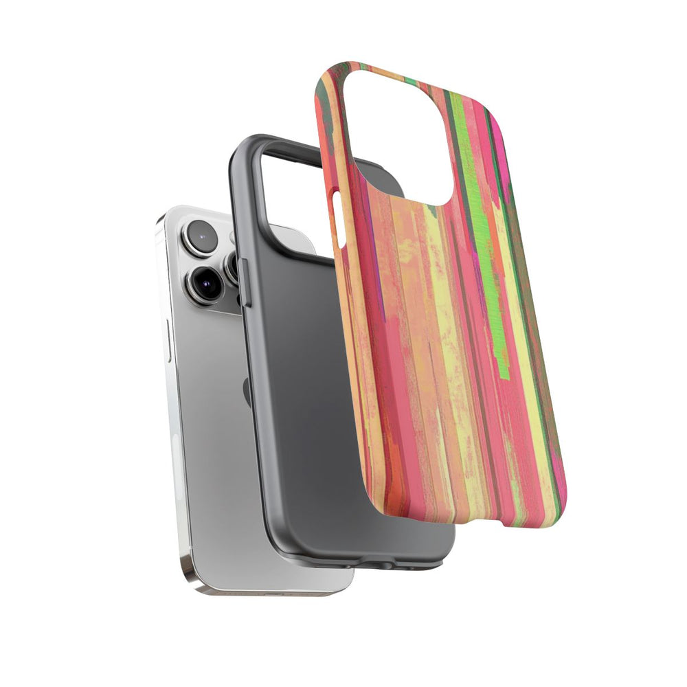 Levendige Verticale Strepen Abstracte Kunst