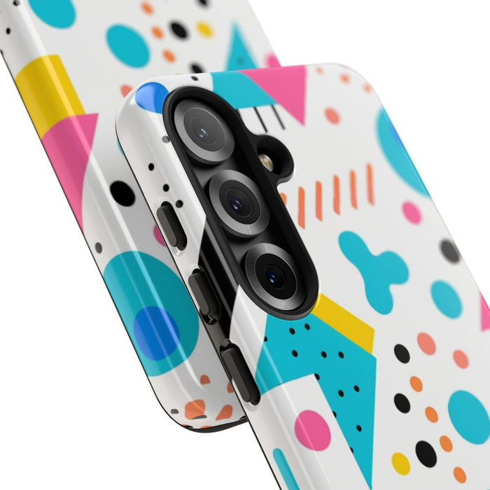 Kleurrijk Memphis Stijl Geometrisch Patroon