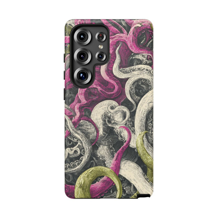 Gedetailleerd Tentakelpatroon met Wervelende Swirls