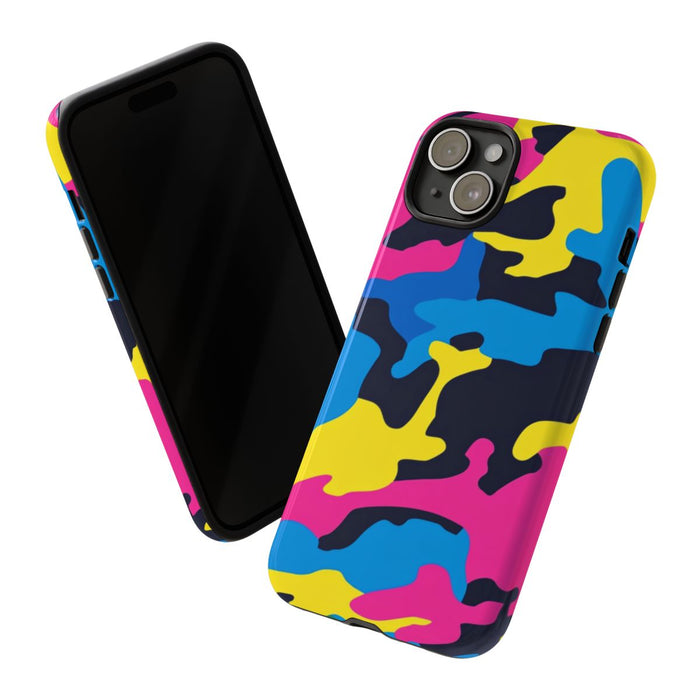 Neon Kleurrijk Camouflagepatroon