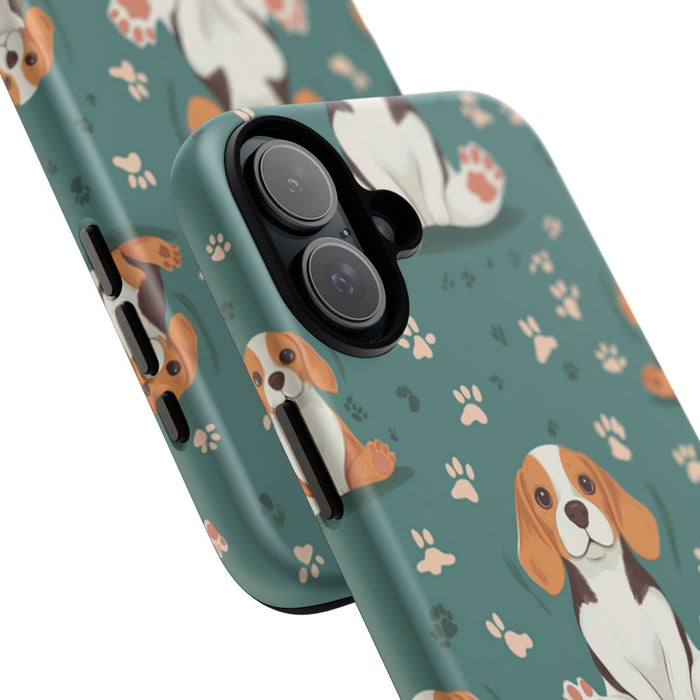 Beagles met Pootafdrukken Patroon
