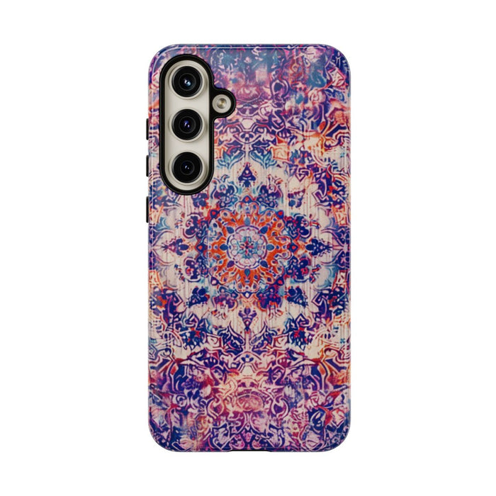 Gedetailleerd Psychedelisch Oosters Tapijtpatroon