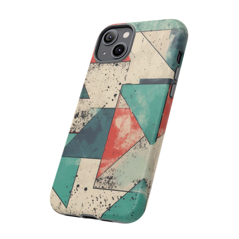 Abstract Geometrisch Patroon in Gedempte Kleuren