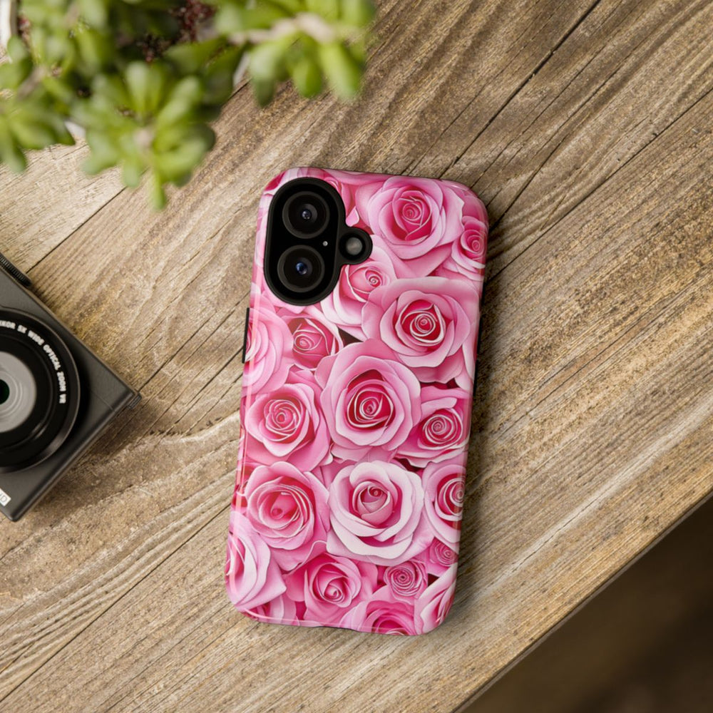 Roze Rozenpatroon
