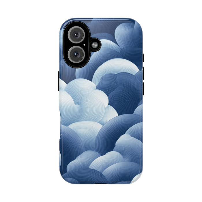 Blauw-Wit Wolkenpatroon