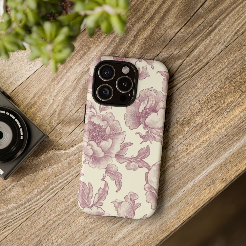 Elegante Victoriaanse Bloemenprint