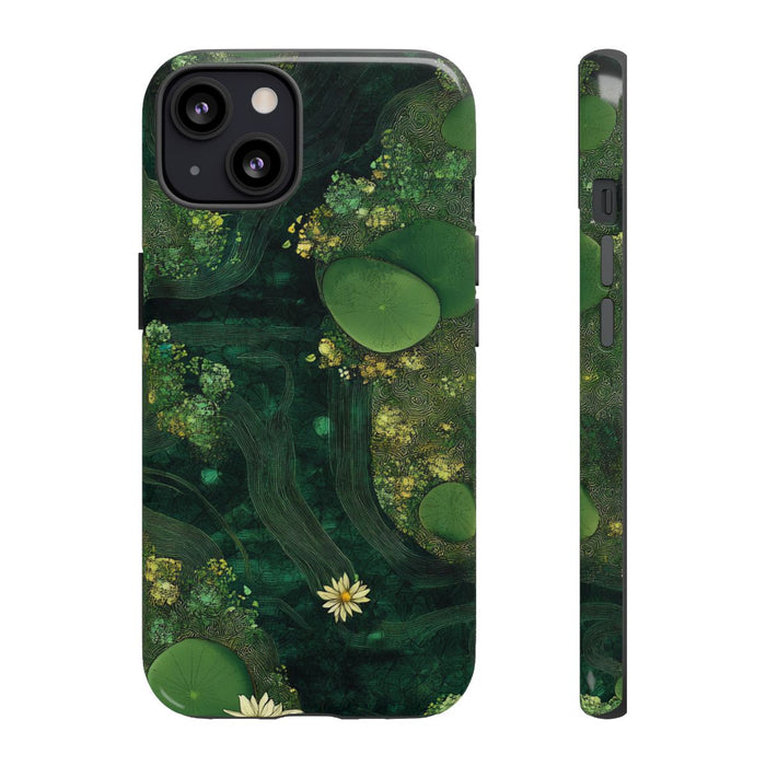 Geometrische Waterlelies en Bloemen