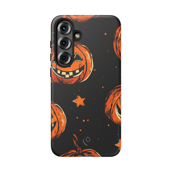 Grunge Halloween Pompoenenpatroon