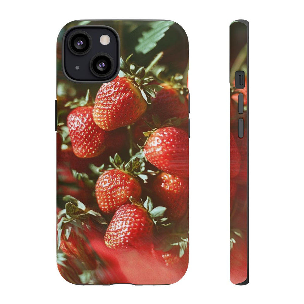 Sappige Rode Aardbeien van Dichtbij