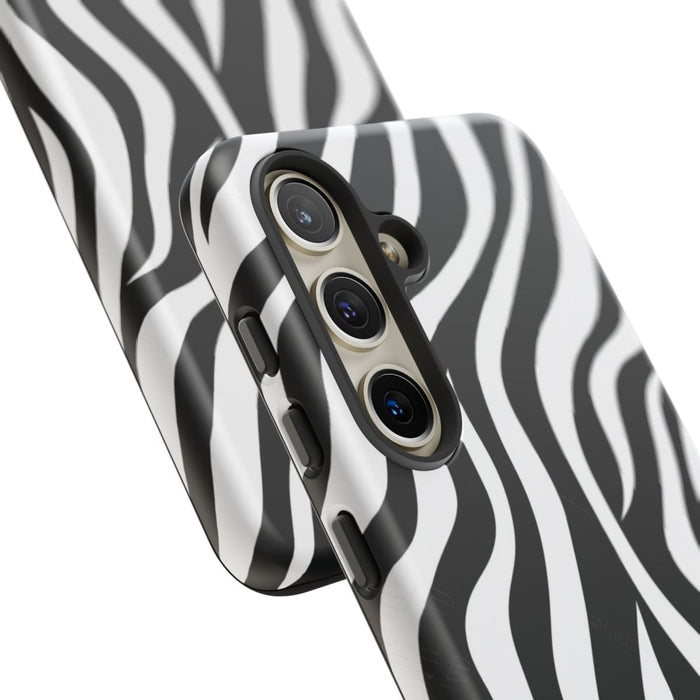 Zwart-Wit Zebra Strepenpatroon