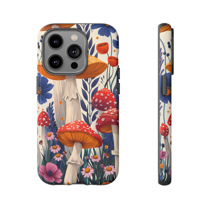 Vrolijke Paddenstoelen en Bloemen
