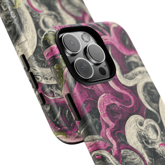 Gedetailleerd Tentakelpatroon met Wervelende Swirls