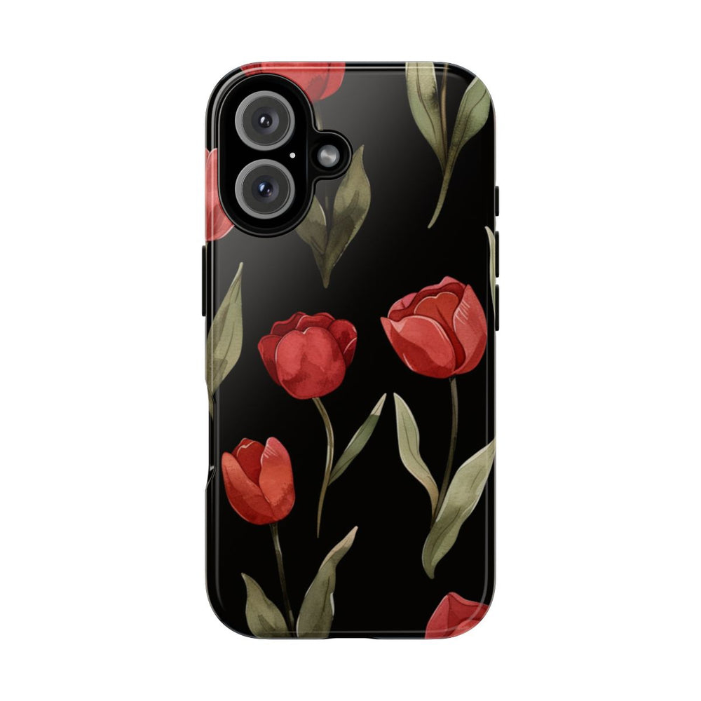 Rode Tulp Bloemenpatroon