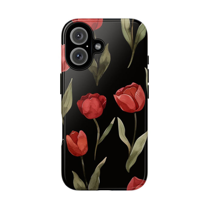 Rode Tulp Bloemenpatroon