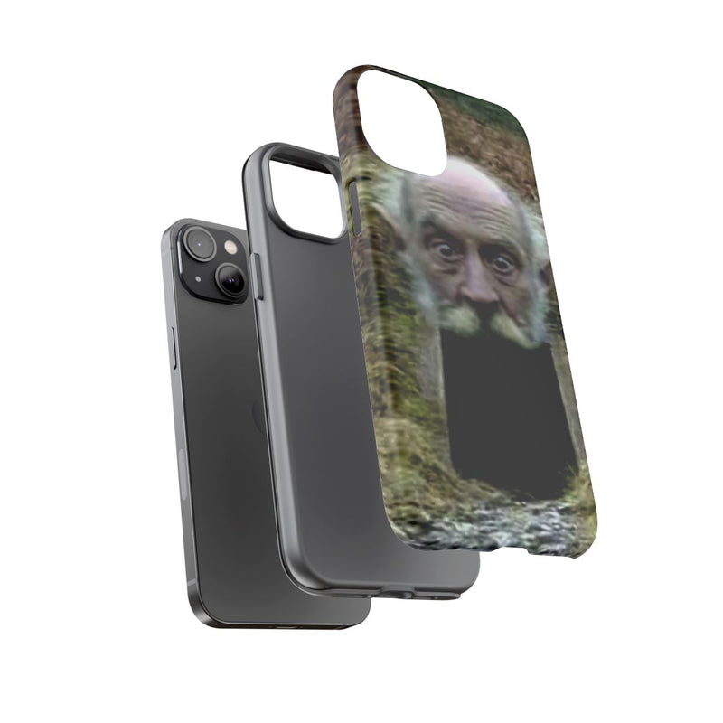 Surrealistische Reuzenhoofd-Toegang in de Natuur