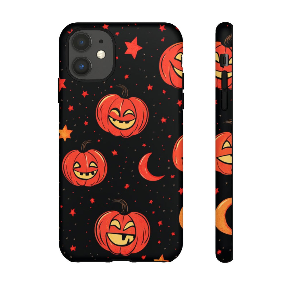 Lachende Pompoenen en Maanpatroon