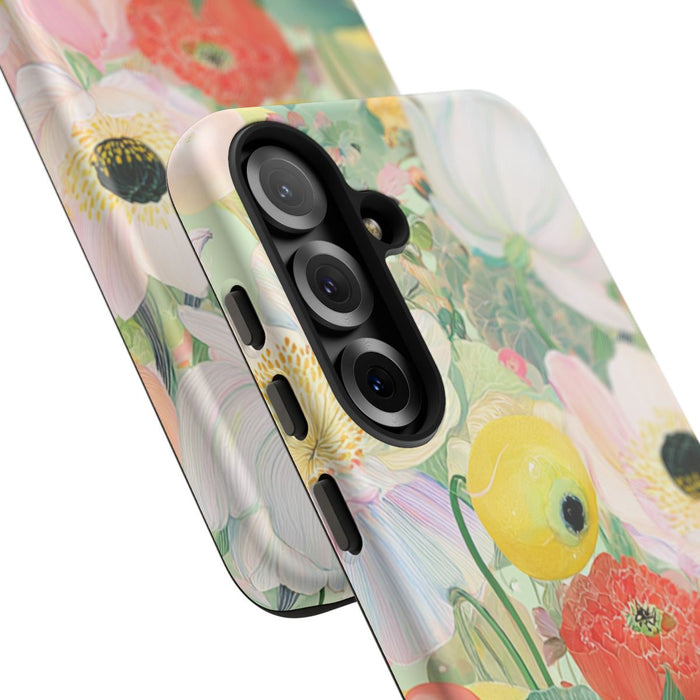 Lichte Pastelbloemen met Vogels