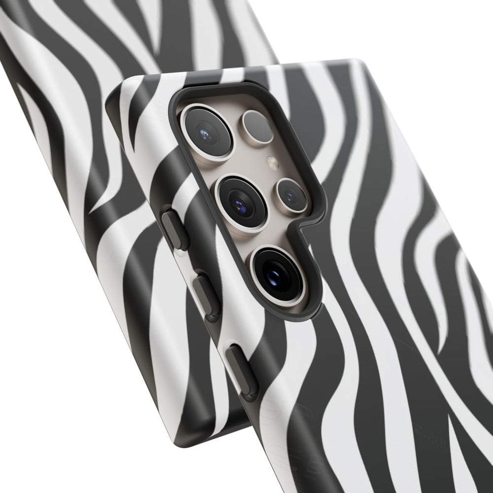 Zwart-Wit Zebra Strepenpatroon