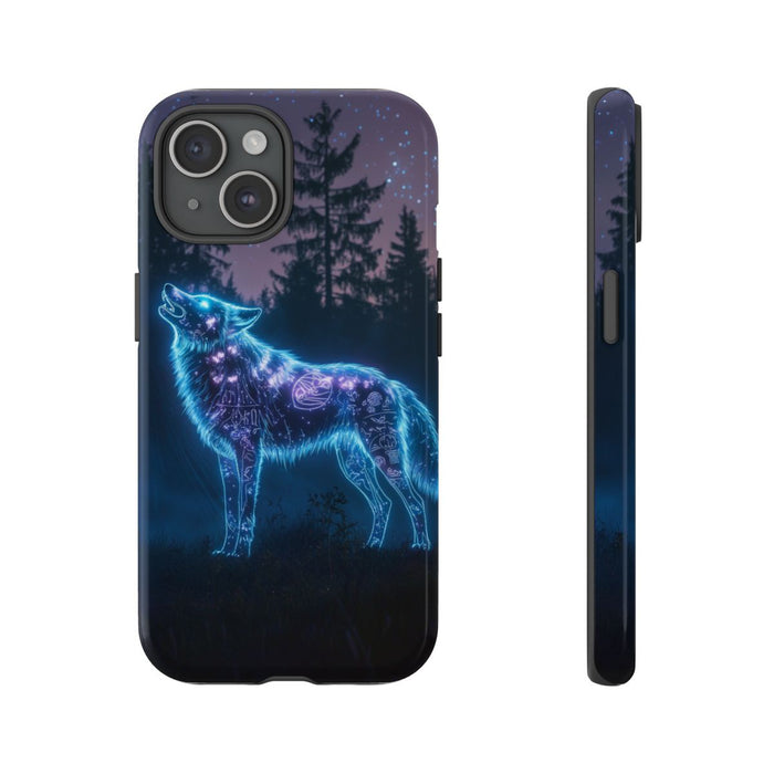 Gloeiende Wolf met Oeroude Symbolen