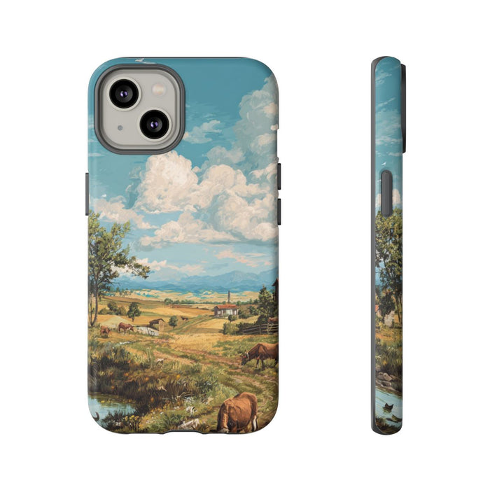 Landelijk Uitzicht met Boerderijdieren