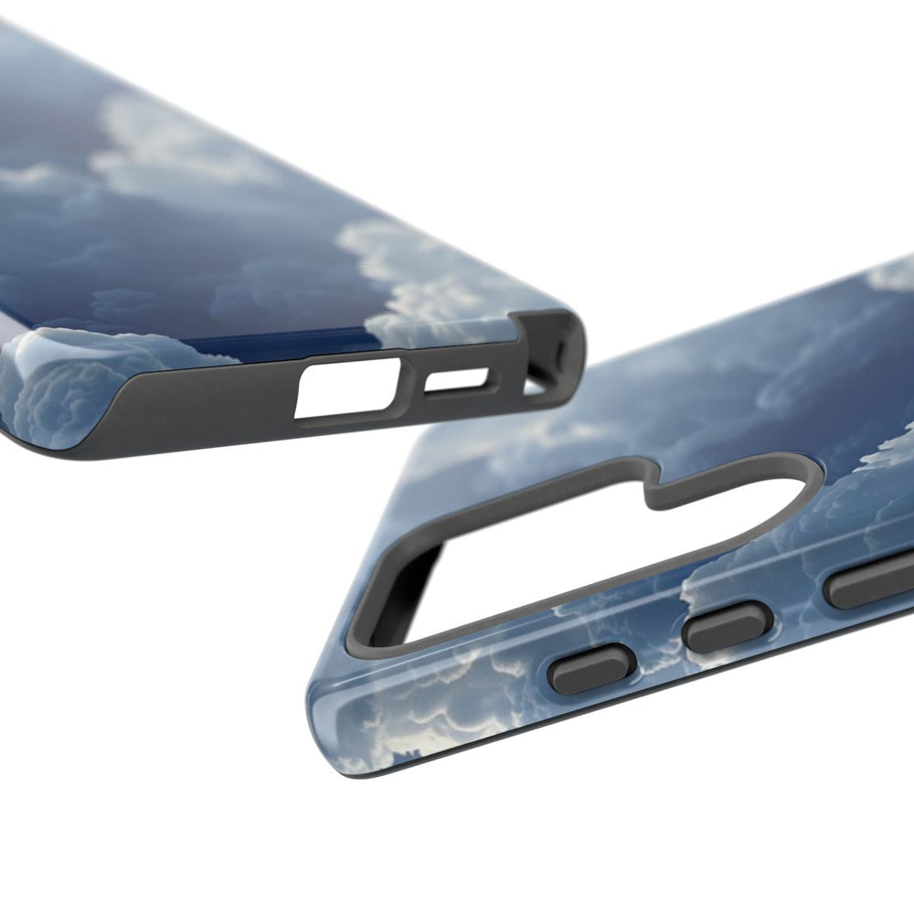 3D Blauw Wolkenpatroon