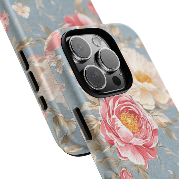 Romantisch Roze-Wit Bloemenpatroon