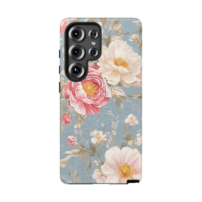 Romantisch Roze-Wit Bloemenpatroon