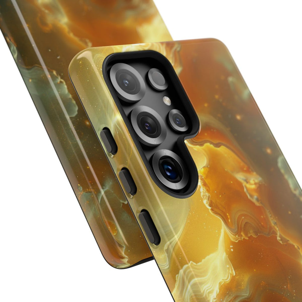 Gouden Nebula Abstract Design