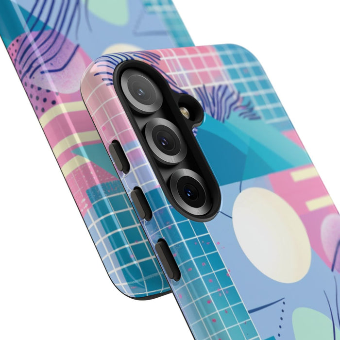 Abstract Geometrisch Patroon in Pasteltinten