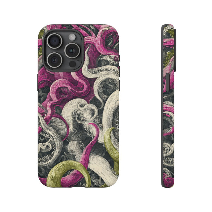 Gedetailleerd Tentakelpatroon met Wervelende Swirls