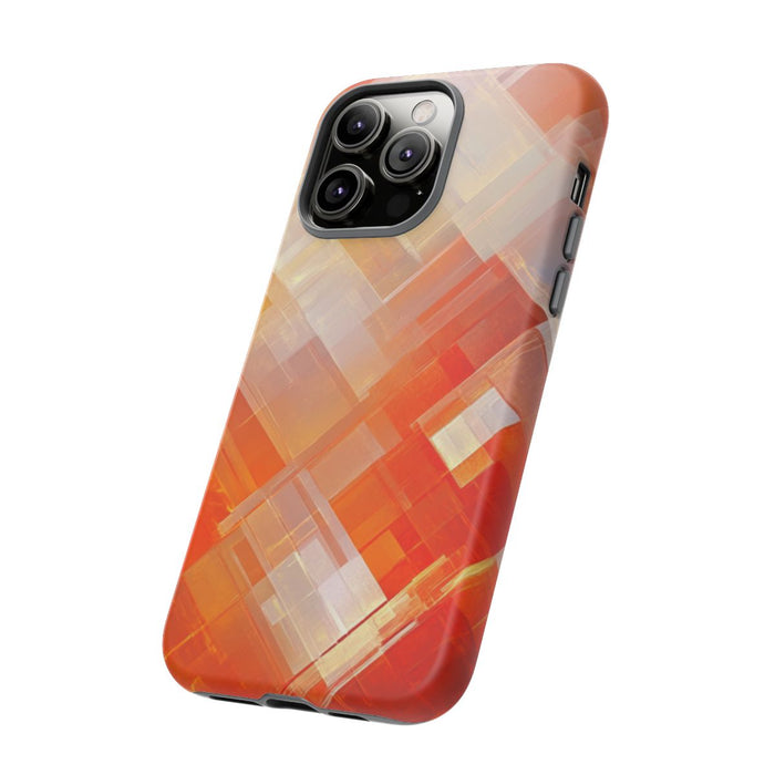 Abstract Geometrisch Oranje Patroon