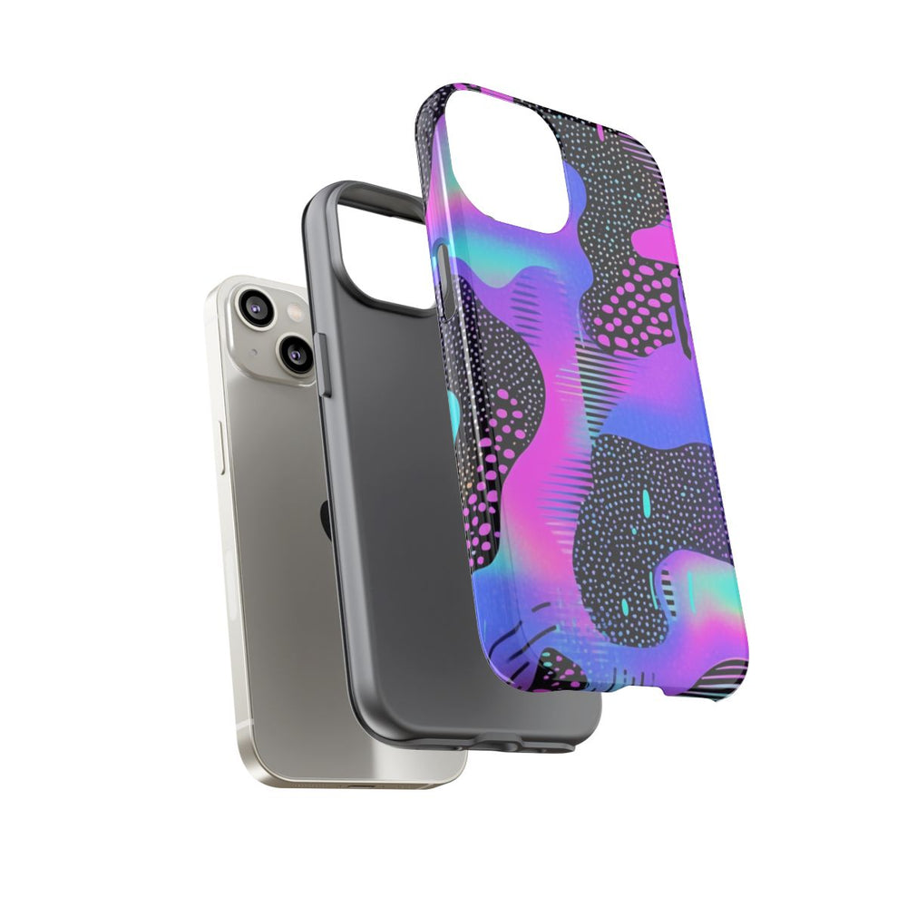 Abstract Neon Vaporwave Patroon