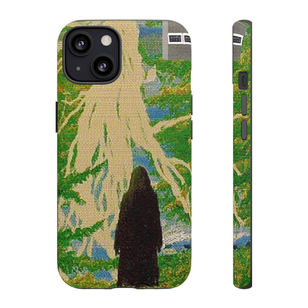 Boslandschap met Geheime Gestalte en Boomwortels