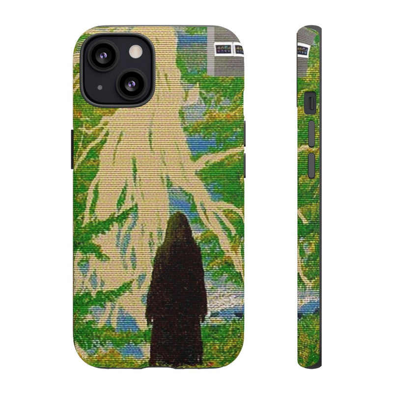 Boslandschap met Geheime Gestalte en Boomwortels