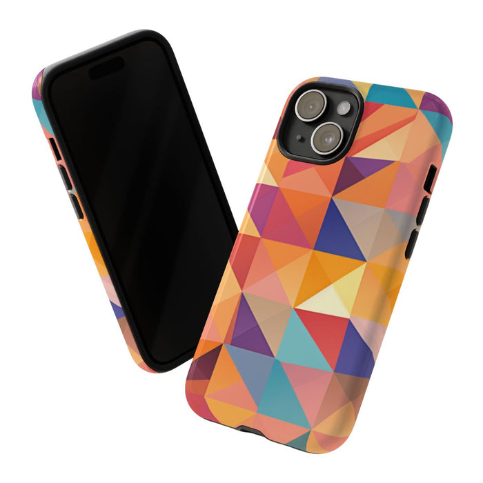 Kleurrijk Geometrisch Hoekpatroon