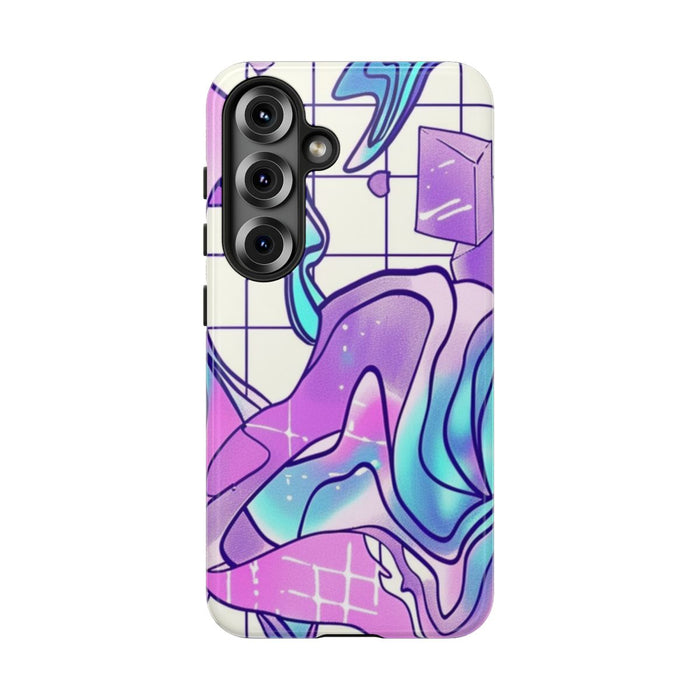 Abstract Kristal Vaporwave Patroon