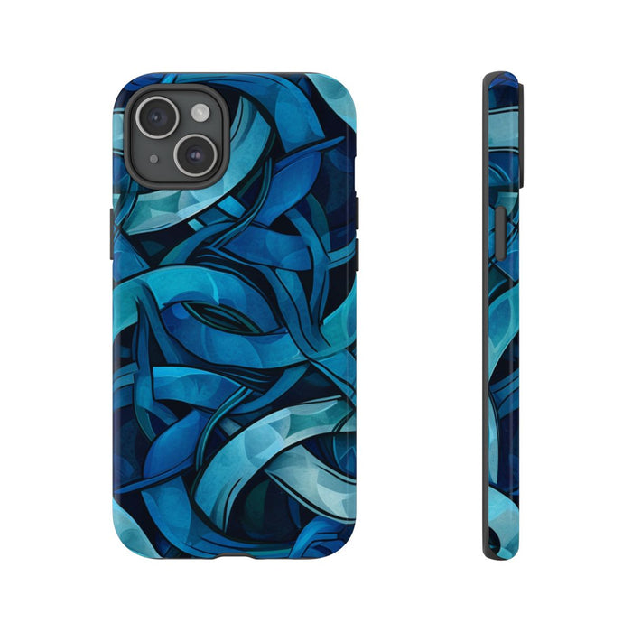 Blauw Keltisch Knoopmotief