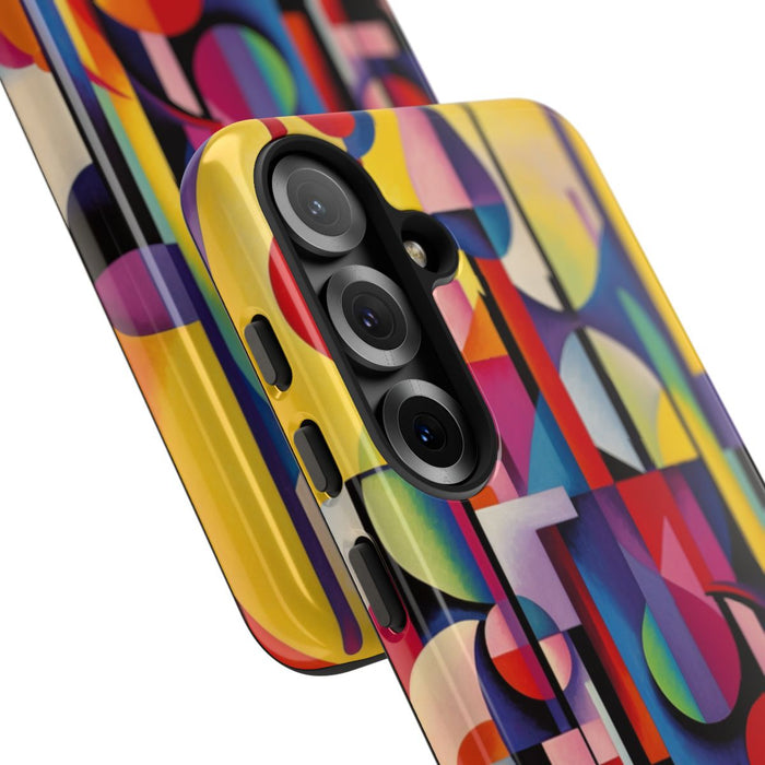 Abstracte Geometrische Vormen met Heldere Kleuren