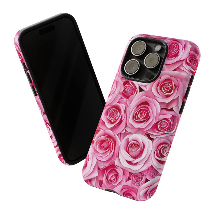 Roze Rozenpatroon