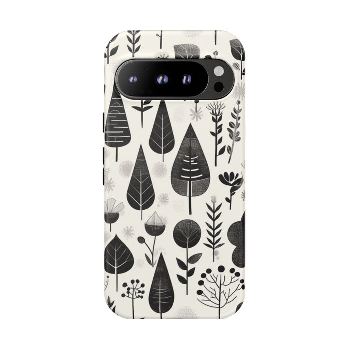 Monochroom Botanisch Patroon